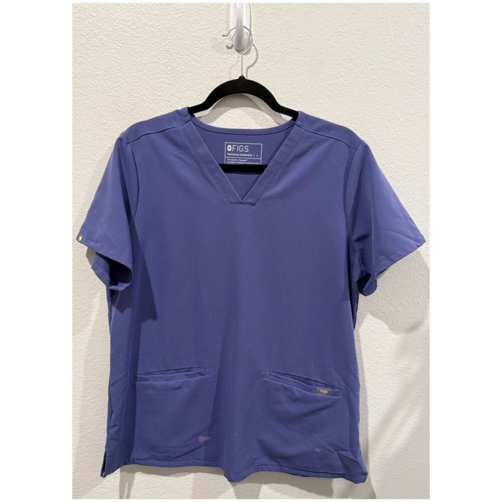 FIGS V-Neck Technical Collection Short Sleeve Scrub Top